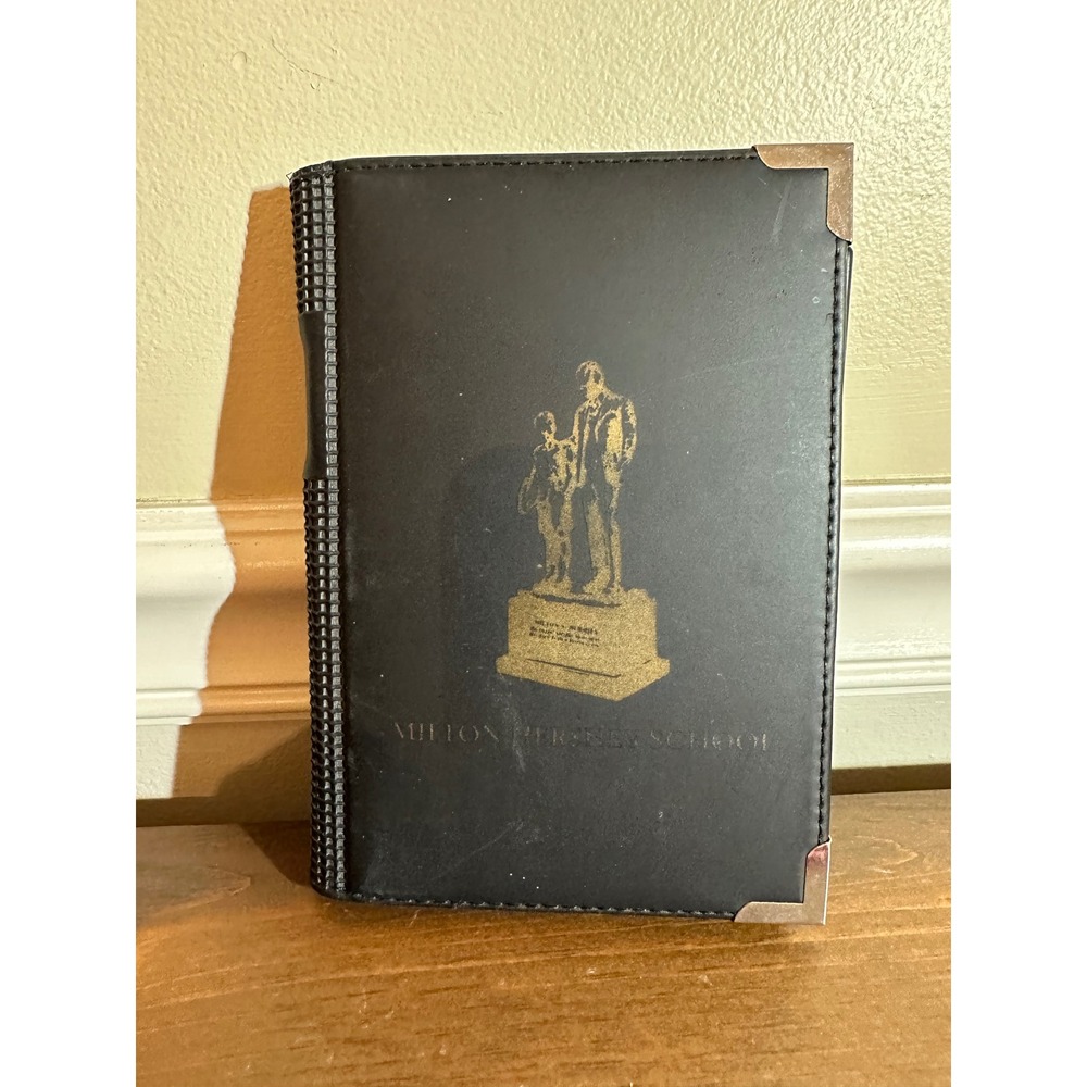 Milton Hershey School Pocket Portfolio Organizer with Calculator and Memo Pad